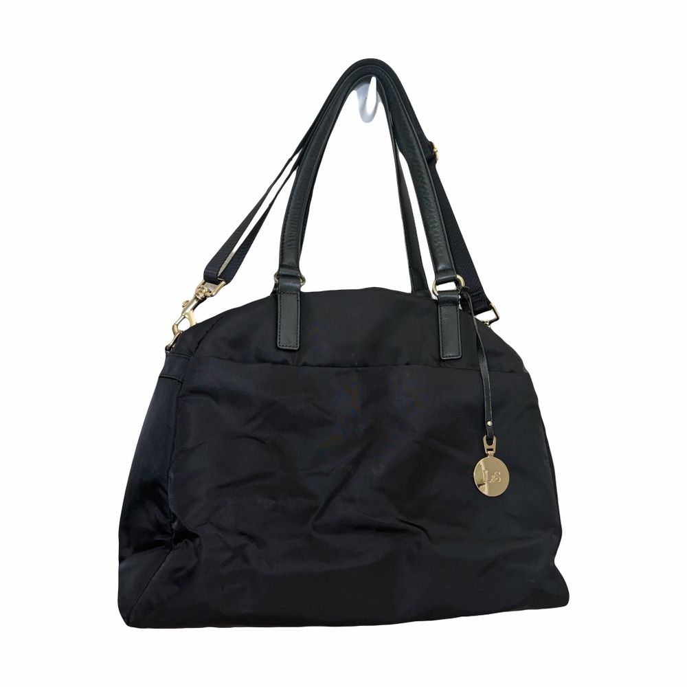 Lo & Sons Black O.G. Laptop Tote Nylon Travel Tote